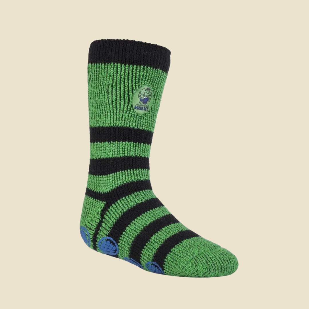 Hulk slipper socks