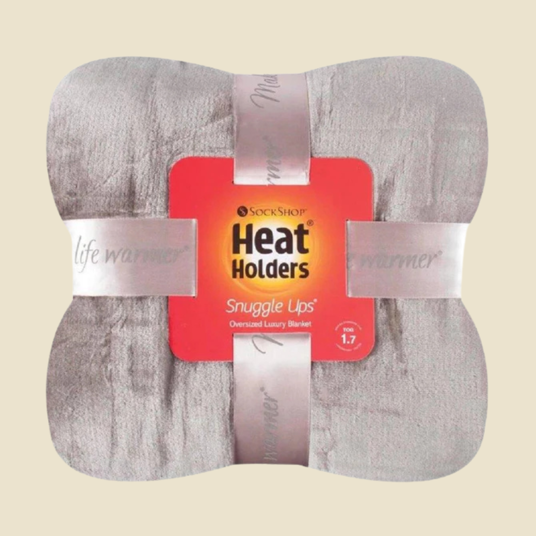 Heat Holders Blankets for Chemo patients in Moon Rock Silver shade.