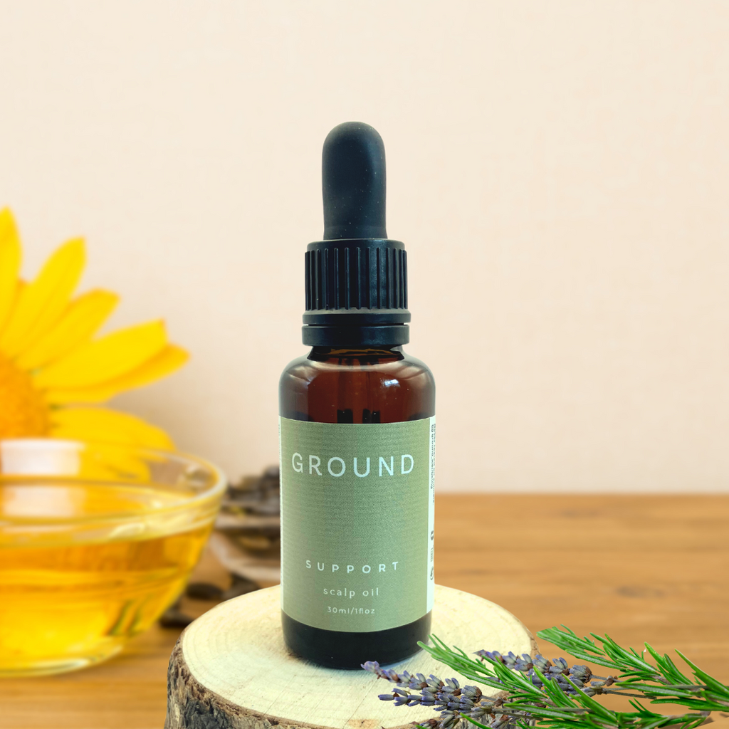 Scalp Oil for hair loss from Ground Wellbeing