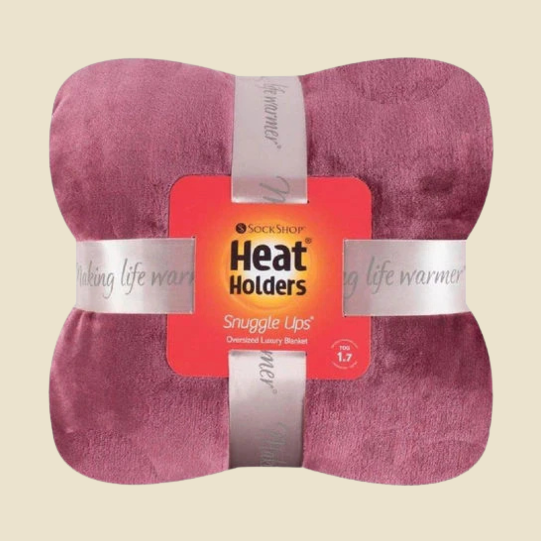 Luxury Thermal Blanket/Throw - Cherry Pink