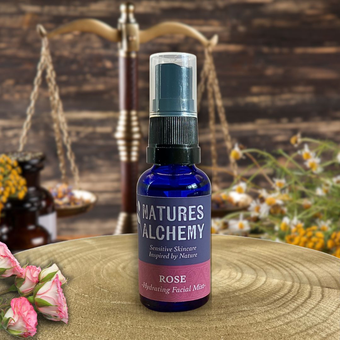 rosewater hydrating mist from Natures Alchemy