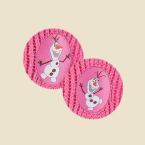 Image of Olaf on Pink slipper socks