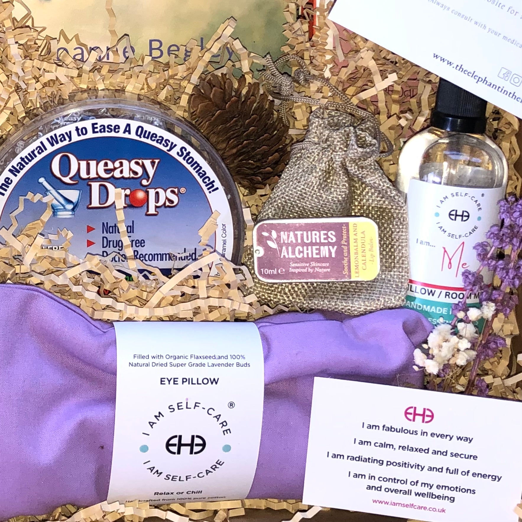 Care Package with aromatherapy oil