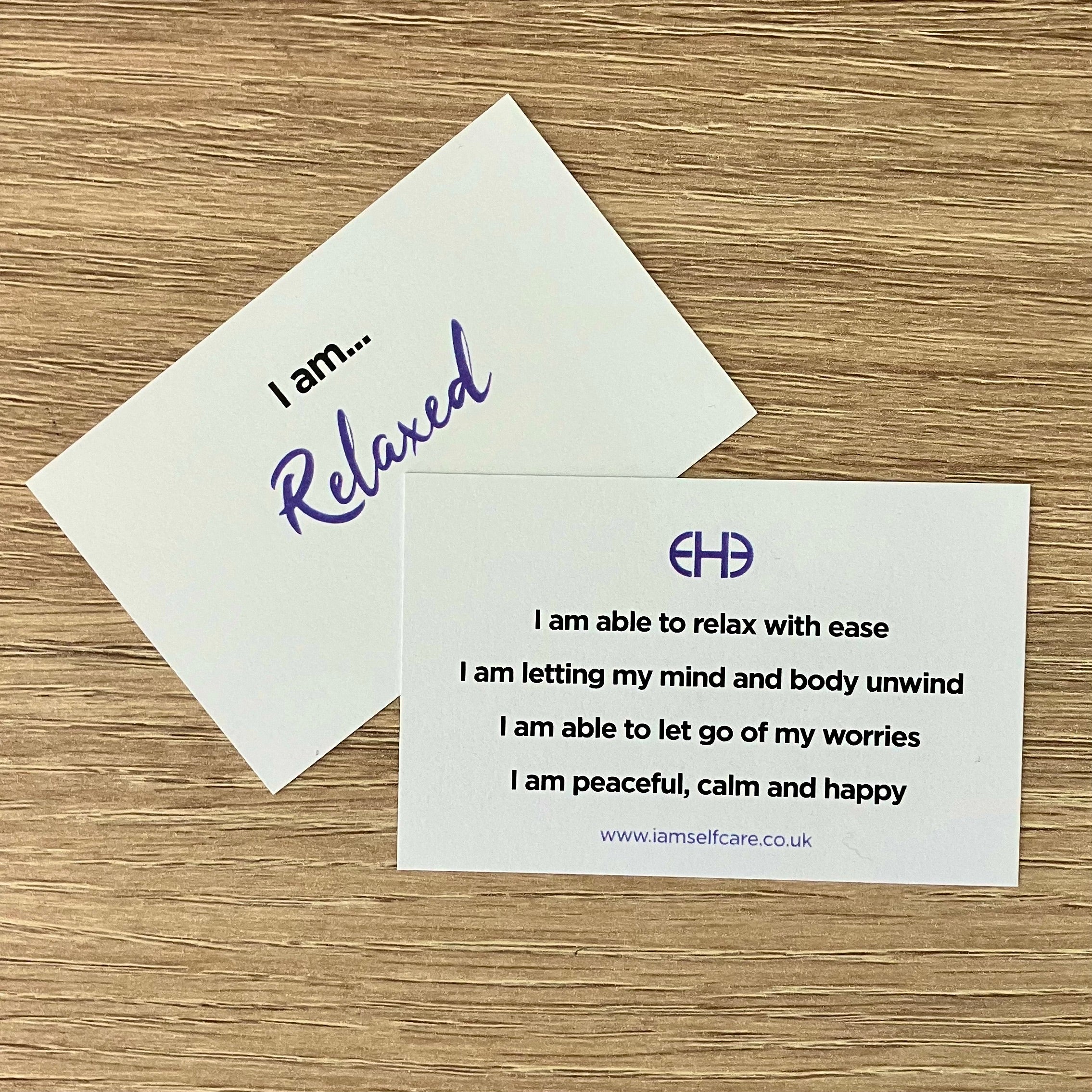 I Am Relaxed Affirmation Card