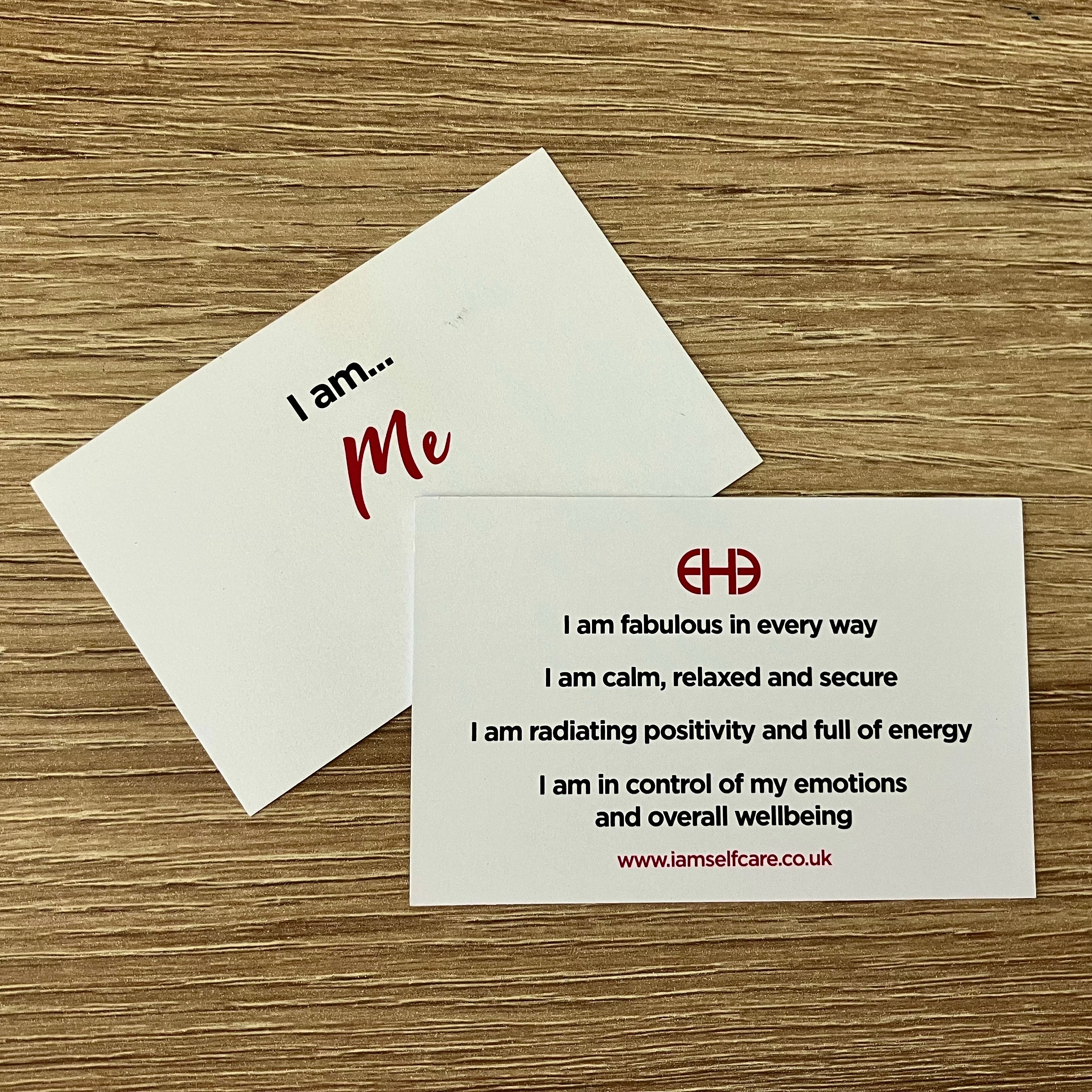 I Am Me affirmation card