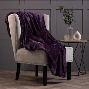 Luxury Thermal Blanket - Mulled Wine Mulberry