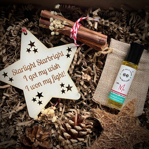 Cancer Christmas gift box with Christmas Tree Decoration and Aromatherapy roller oil