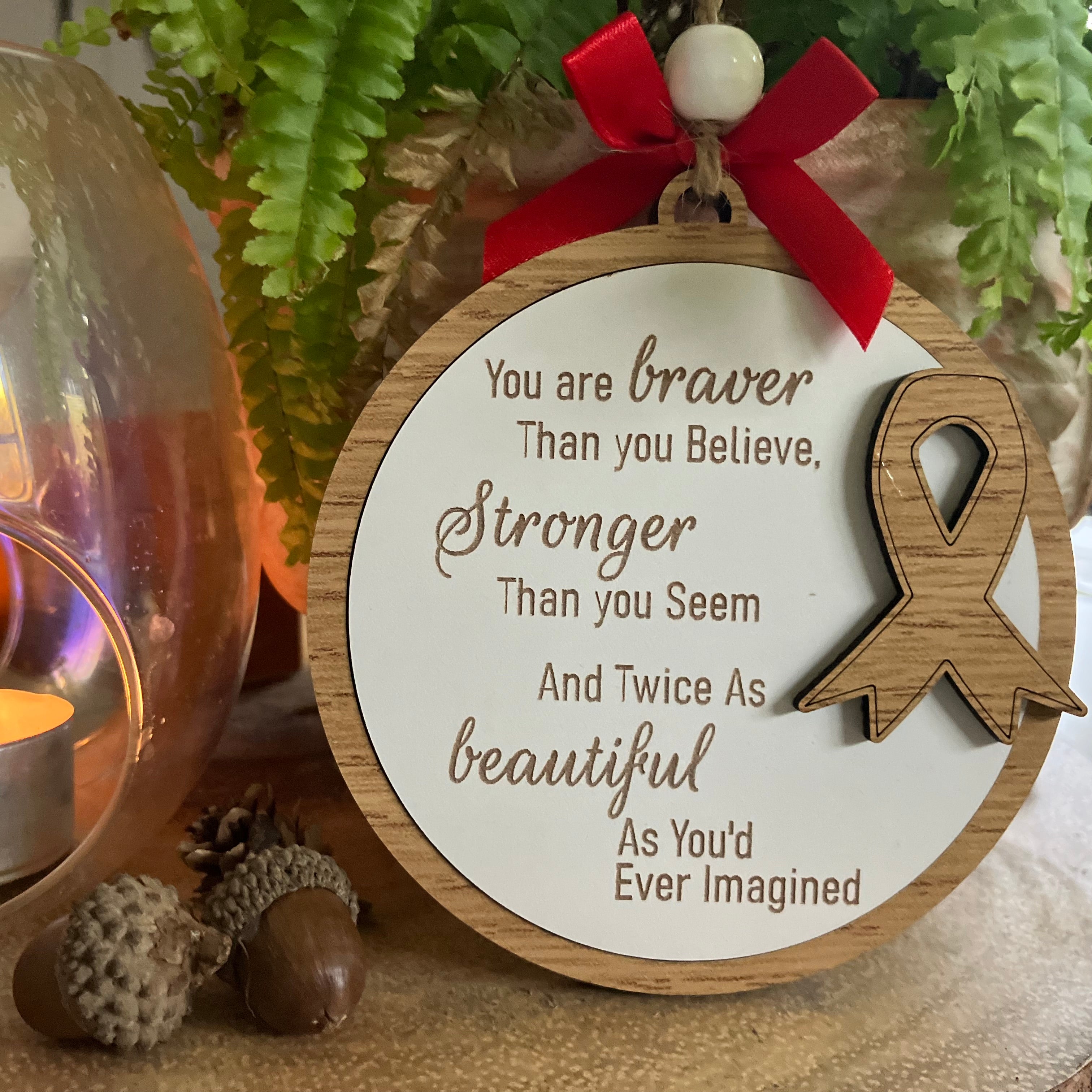 Cancer Christmas Tree Ornament