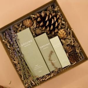 Ground wellbeings Skin Care for Cancer patients gift set